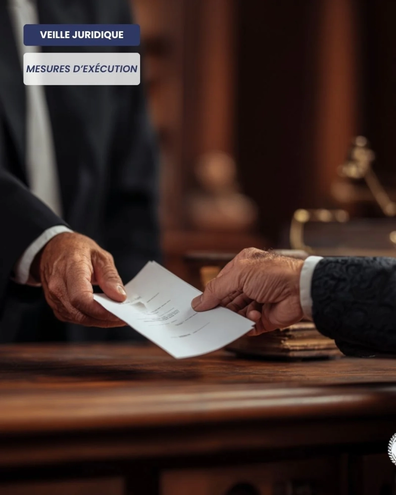 MESURES D’EXÉCUTION – Vers un allègement de la procédure de recouvrement de l’aide juridictionnelle garantie